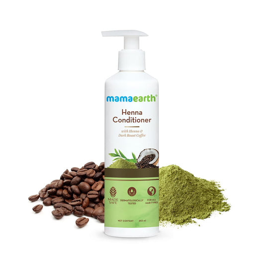 Mamaearth Henna Conditioner: Henna & Deep Roast Coffee, 250 ml