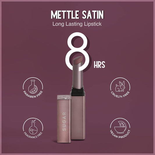SUGAR Cosmetics Mettle Satin Lipstick: 07 Gabriella