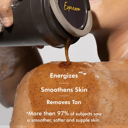 mCaffeine Espresso Coffee Body Wash: Exfoliating, 300 ml