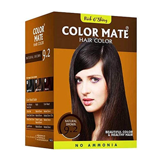 Colrmate Herbal Ammonia Free Hair Color: Natural Brown,
