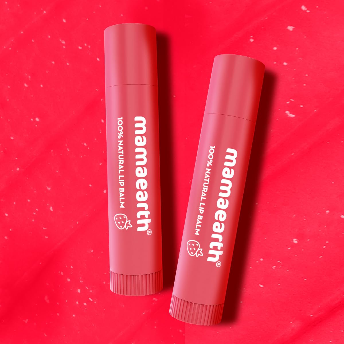 Mamaearth Nourishing Tinted Lip Balm: Vitamin E & Strawberry, 4 g