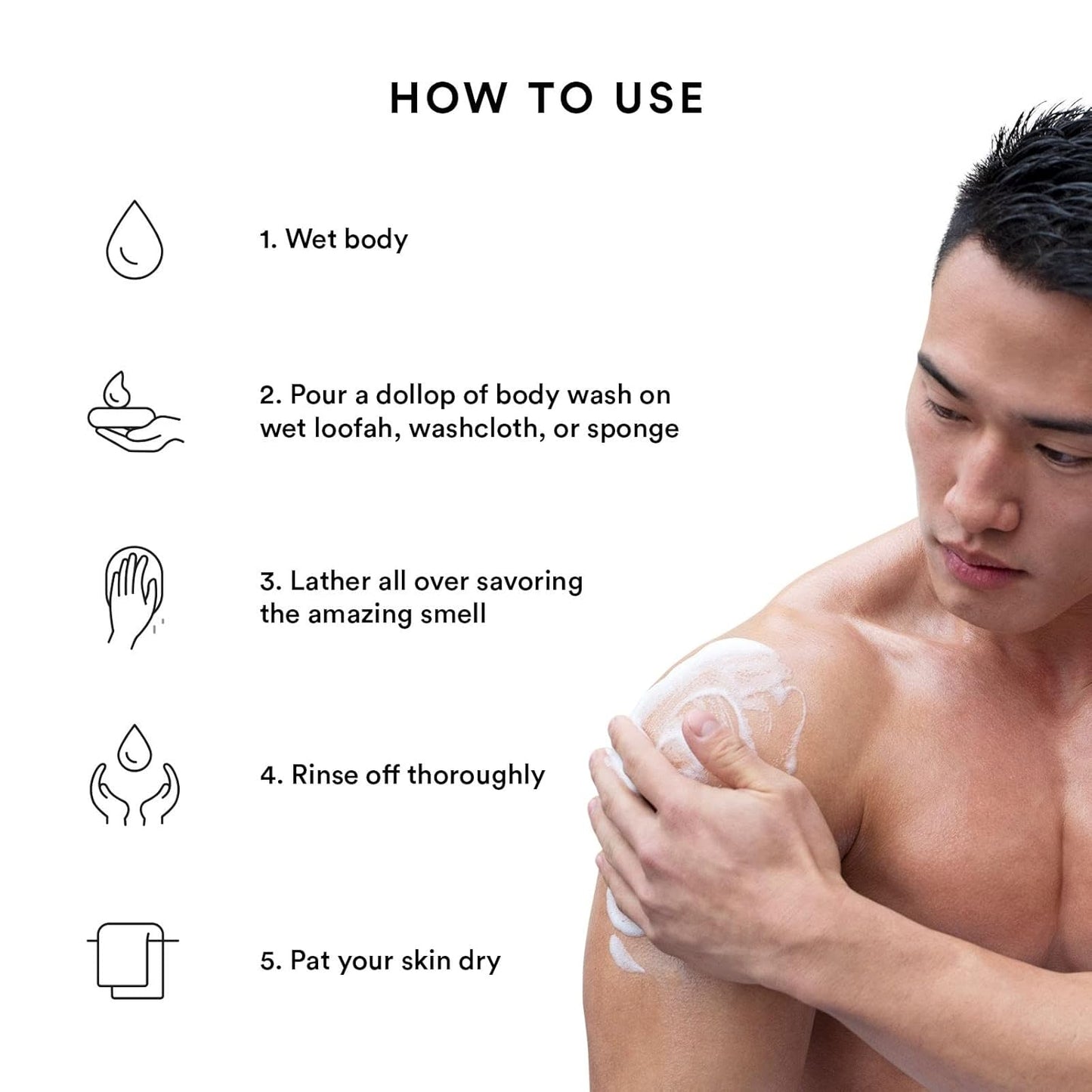 WOW Strawberry & Peach Foaming Body Wash: 250 ml