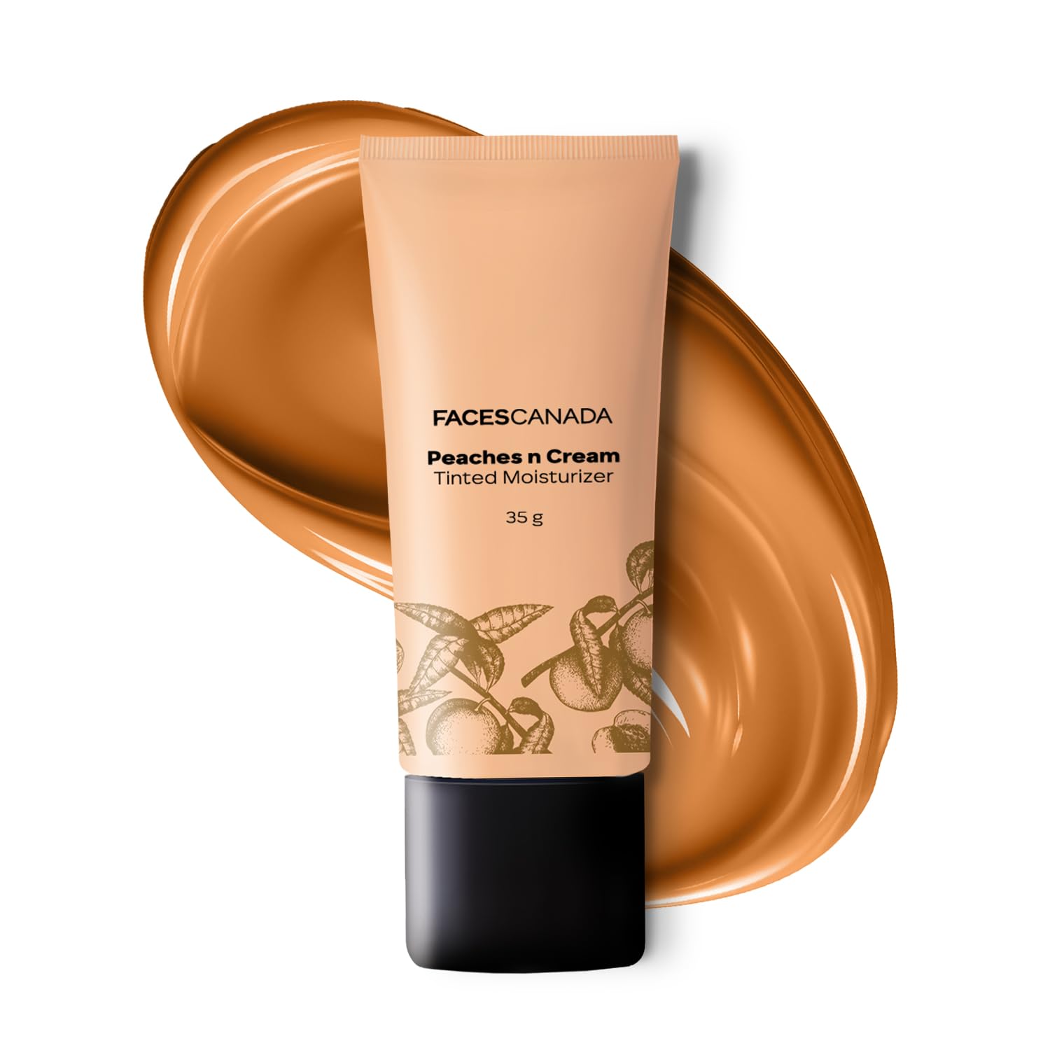 FACES CANADA Tinted Moisturizer - Peaches N Cream - Honey Beige 03, 35g Hydrating, Lightwe