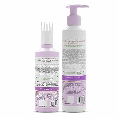 Mamaearth Rosemary Hair Growth Combo: Oil + Anti Hairfall Shampoo, 490 g