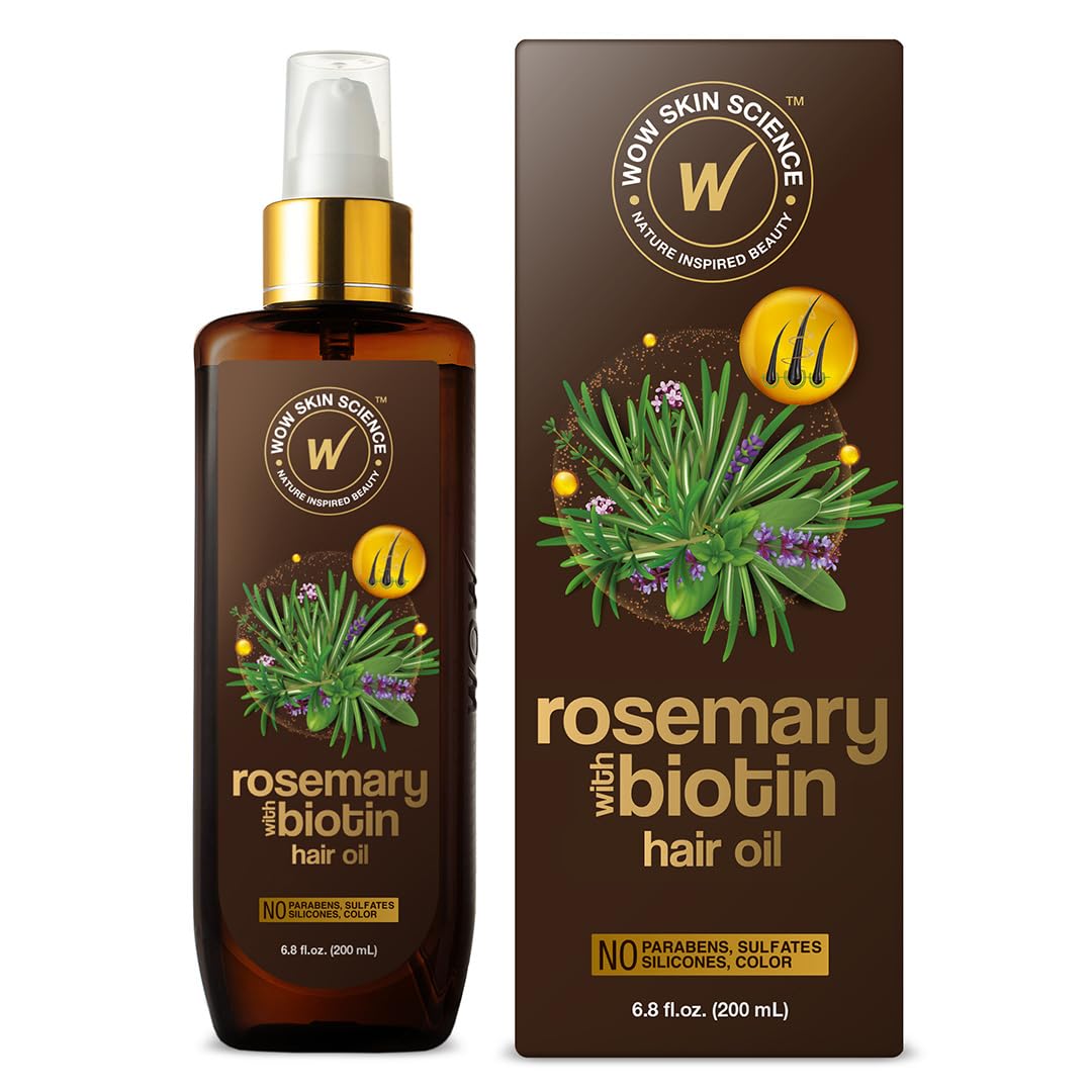 WOW Rosemary Biotin HairOil: 6.8