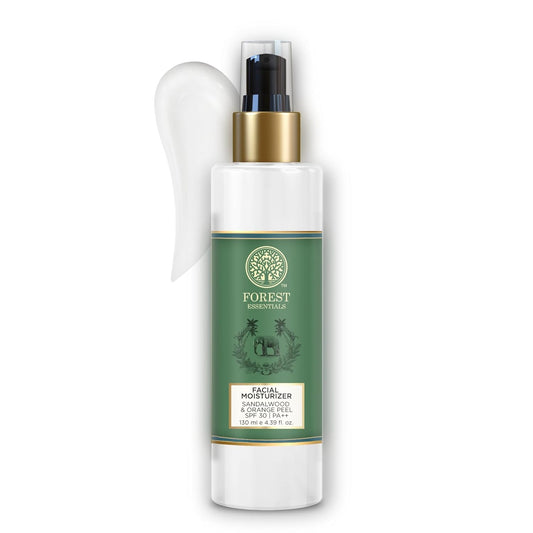 Forest Essentials Hydrating Facial Moisturiser: Sandalwood & Orange Peel, SPF 25, 130