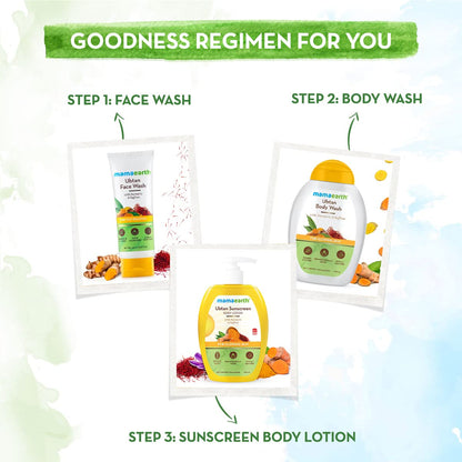 Mamaearth Ubtan Body Lotion: Pack of 2, 300 ml each