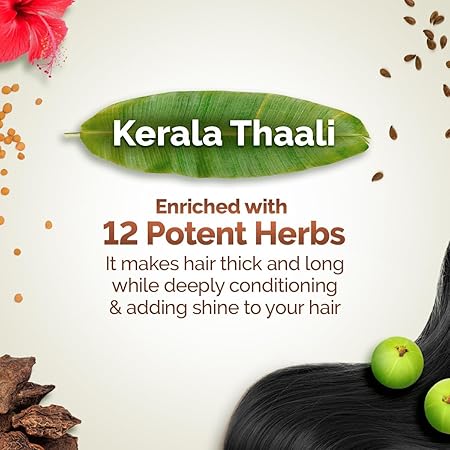 Mamaearth Kerala Thaali Hair Care Kit: Hair Oil 150 ml + Shampoo 250 ml + Conditioner 250 ml