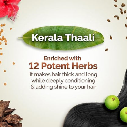 Mamaearth Kerala Thaali Hair Care Kit: Hair Oil 150 ml + Shampoo 250 ml + Conditioner 250 ml