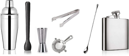 iKonbi Bartender Martini Kit Stainless Steel, 750 ml Shaker, Set of 7