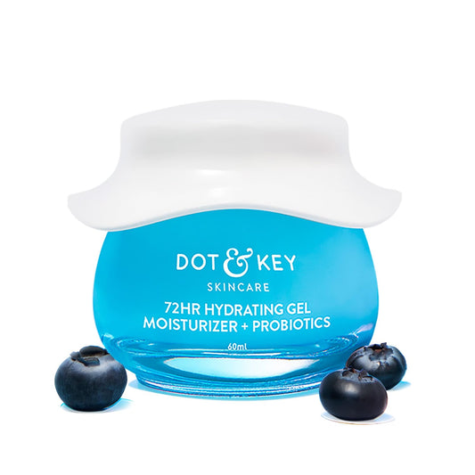 DOT & KEY 72Hr Hydrating Gel+Probiotics Moisturizer For Face With Hyaluronic Acid, Kombuch