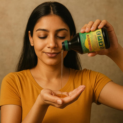 Mahabhringraj Scalp Massaging Oil, 500 ml
