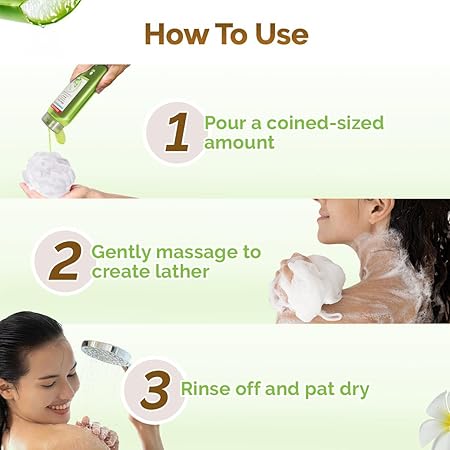 Mamaearth Moisturizing Body Wash: Aloe Vera & Jasmine, Pack of 2, 275 ml each