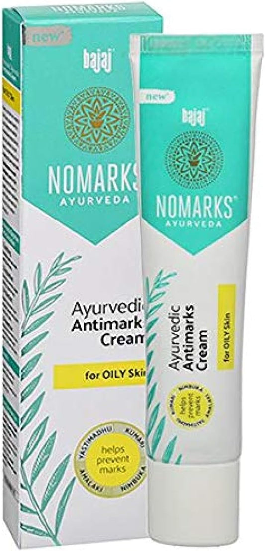 Bajaj Nomarks For oily Skin For Pimple - Mark Free Glowing Fairness with Emblica Aloe & Le