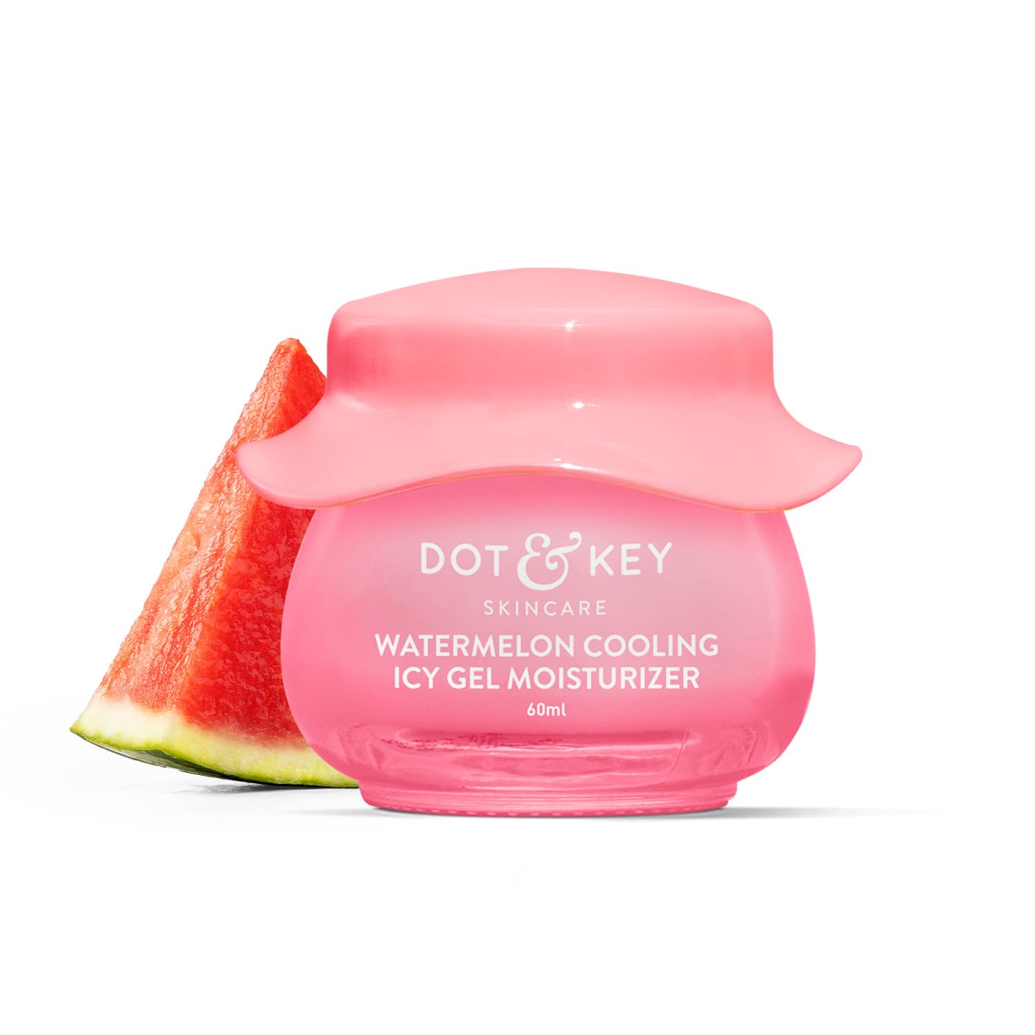 Dot & Key Watermelon Cooling Icy Gel Moisturizer, 60ml, with Niacinamide and Hyaluronic, f