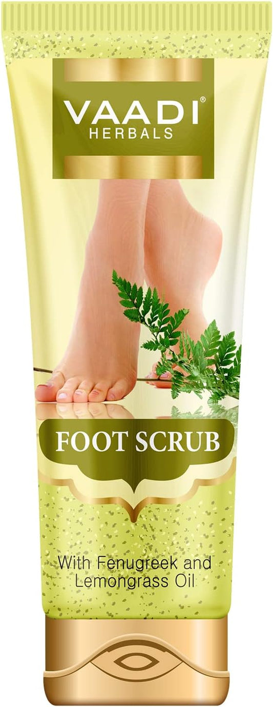 Vaadi Herbals Foot Scrub Foot Scrub Exfoliator Foot Scrub Cream Natural, Anti-Fungal