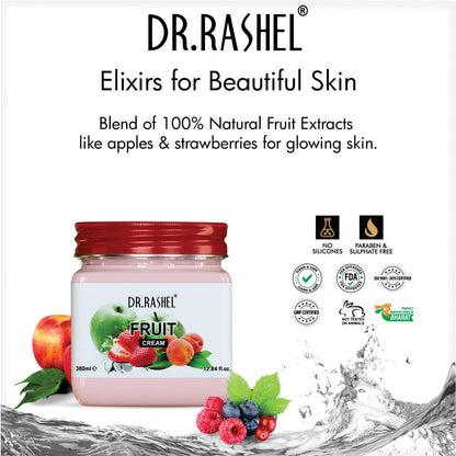 DR. RASHEL Fruit Face & Body Cream: 380 ml