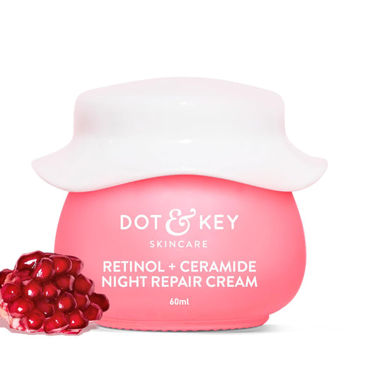 Dot & Key Night Reset Retinol + Ceramide NightCream Anti Aging Cream For Women & Men Reduc