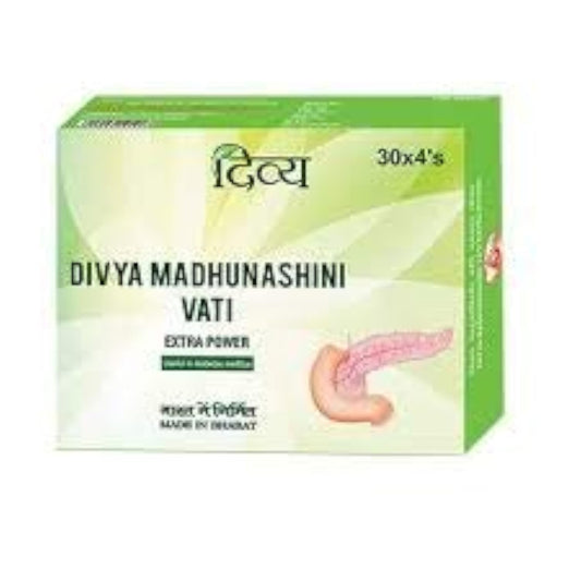 Patanjali Divya Madhunashini Vati Extra Power: 30 Tablets, Pack of