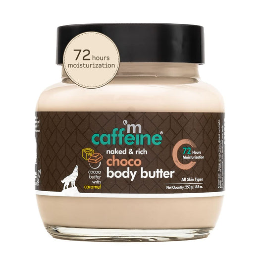 mCaffeine Choco Body Butter: Intense Moisturization, 250