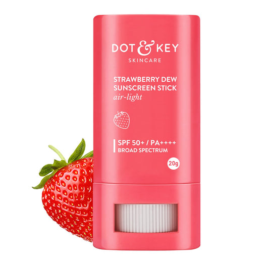 Dot & Key Strawberry Dew Spf 50 Sunscreen Stick On-The-Go Spf 50 Pa+++, Broad Spectrum, Uv