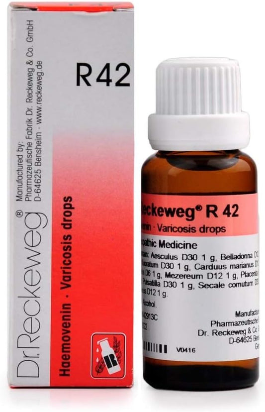 Dr. Reckeweg Germany R42 Varicose Veins: Pack of