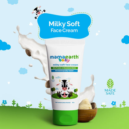 Mamaearth Milky Soft Baby Face Cream: 60 g