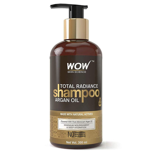 WOW Total Radiance No Sulphate, Parabens & Silicones Shampoo, 300mL