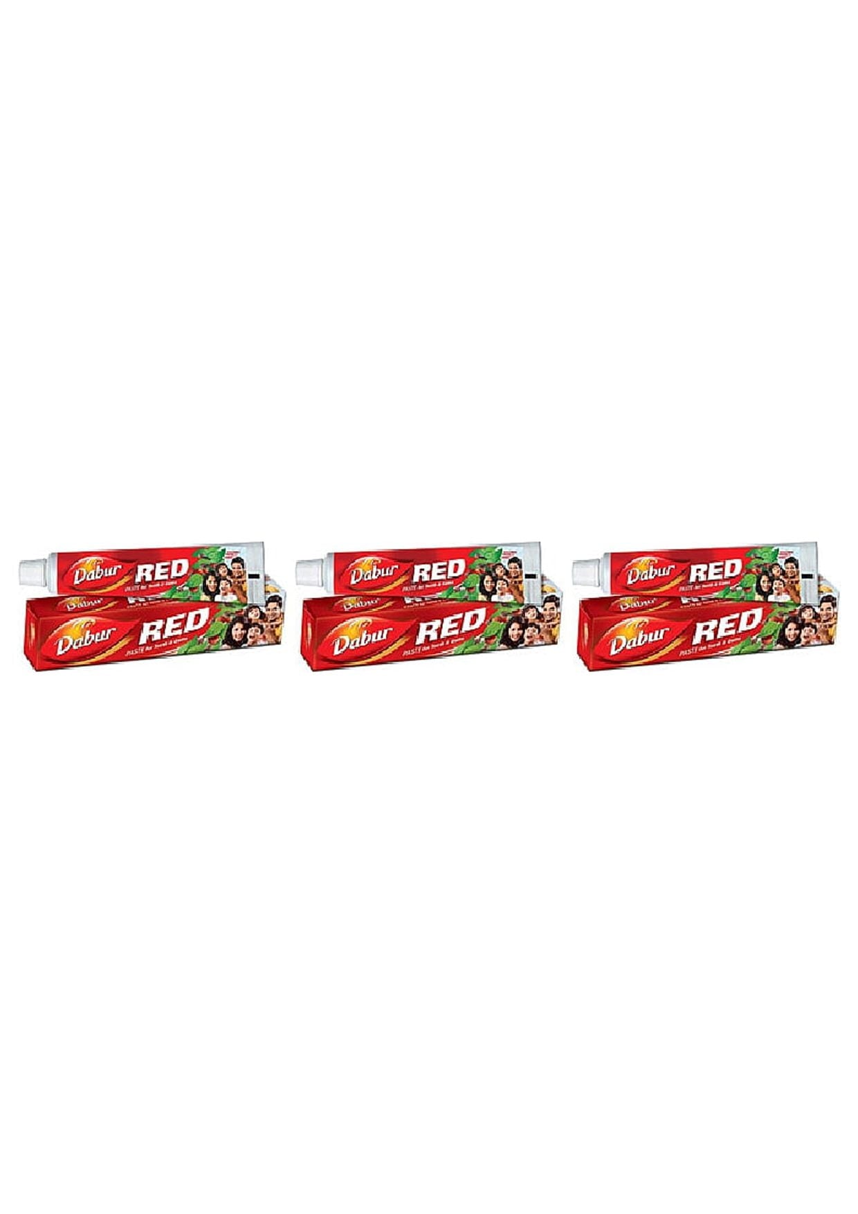 Pack Of 3 - Dabur Red Toothpaste- 200 Gm