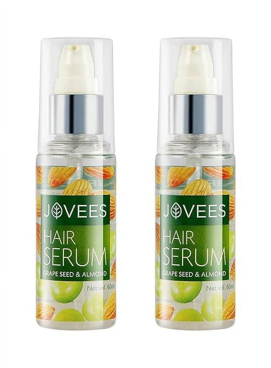Jovees Herbal Hair Serum With Grape Seeds & Almond Oil |For Frizzy Hair | Prevents Hairfal