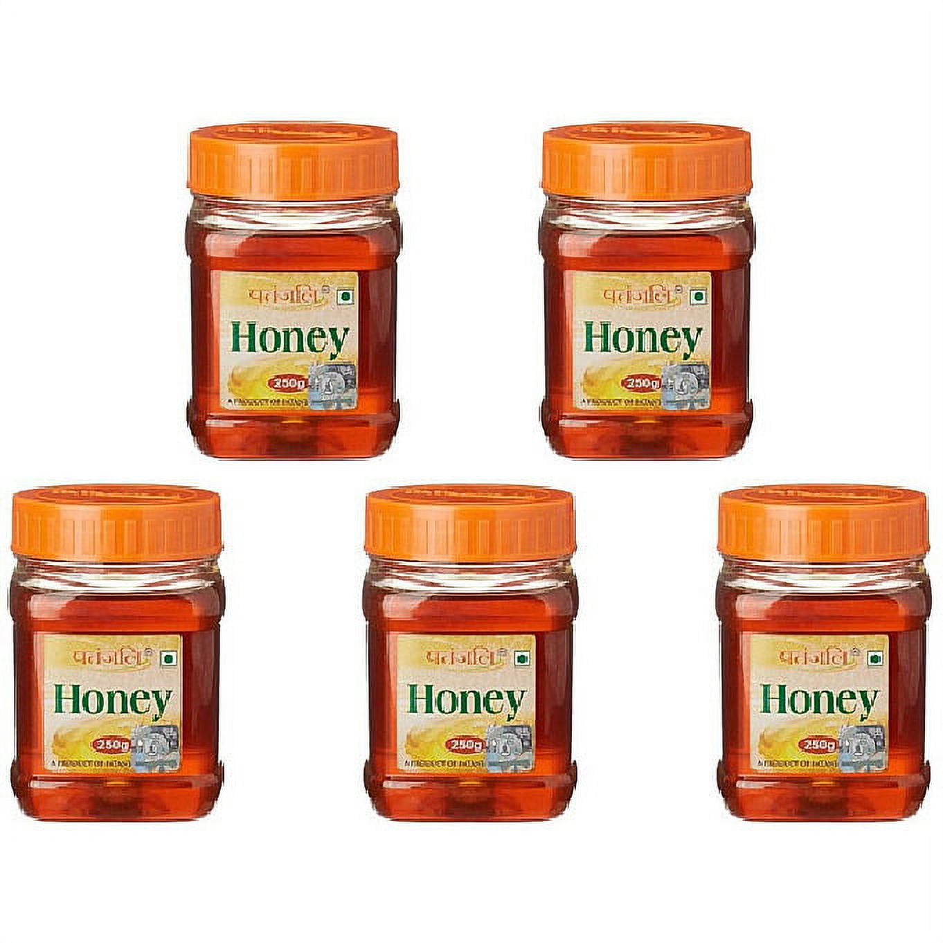 Pack Of 5 - Patanjali Honey - 250 Gm (8.8 Oz)