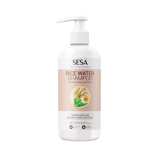 Sesa Rice Water Shampoo for Soft and Shiny Hair - 300 ml