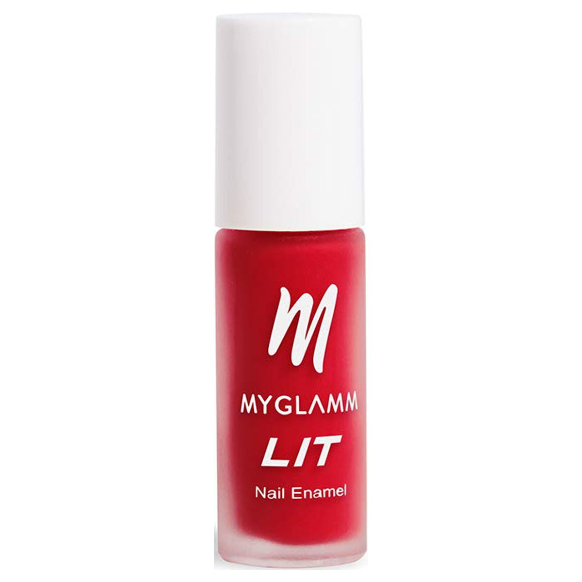 MyGlamm LIT Matte Nail Enamel-Boujee (Red)- 7 ML |Nail Polish | Nail Paint | Long Lasting