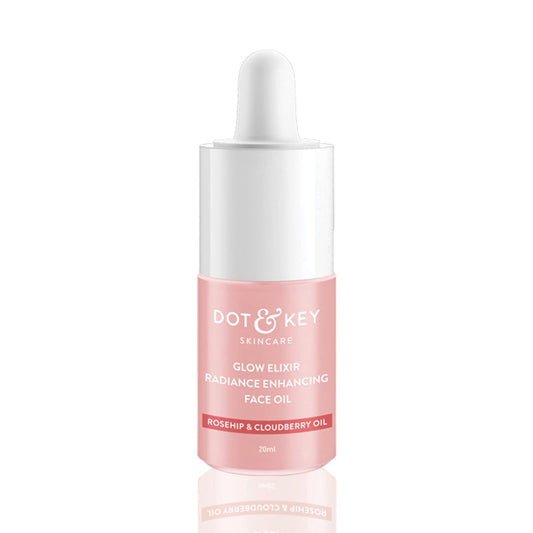 Dot & Key Glow Elixir Radiance Enhancing Face Oil, 20ml | Face Oil for Glowing Skin | For