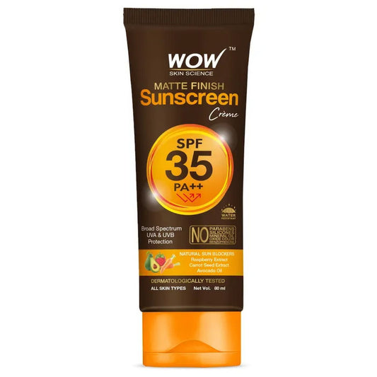 Wow Skin Science Sunscreen Matte Finish - Spf 35 Pa++ - Daily Broad Spectrum - Uva &uvb Pr