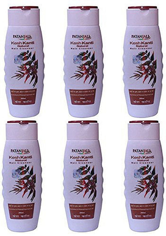 Divya Kesh Kanti Natural Hair Cleanser 200ml (Pack of 6)