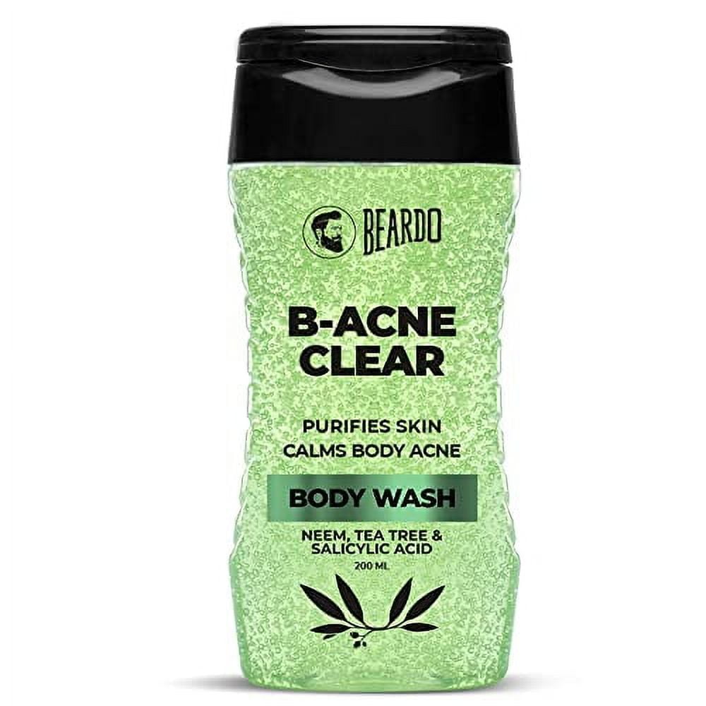 Beardo Body Acne BodyWash for Men 200 ml | With Neem, Tea Tree and Salicylic Acid | Clean