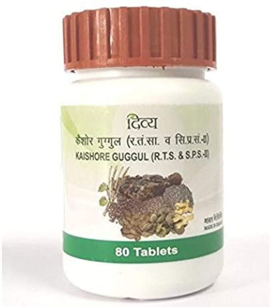 Patanjali Divya Kaishore Guggul 80 Tablets (Pack of 2)