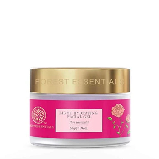Forest Essentials Light Hydrating Facial Gel Pure Rosewater 50g (FaceGel)