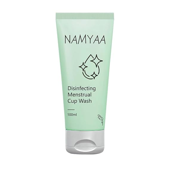 Namyaa Disinfecting Menstrual Cup Wash-Paraben & Sulphate Free With Tea Tree Oil & Silver