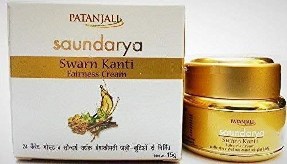 PATANJALI Saundarya Swarn Kanti Fairness Cream, 15gm (Pack of 1)