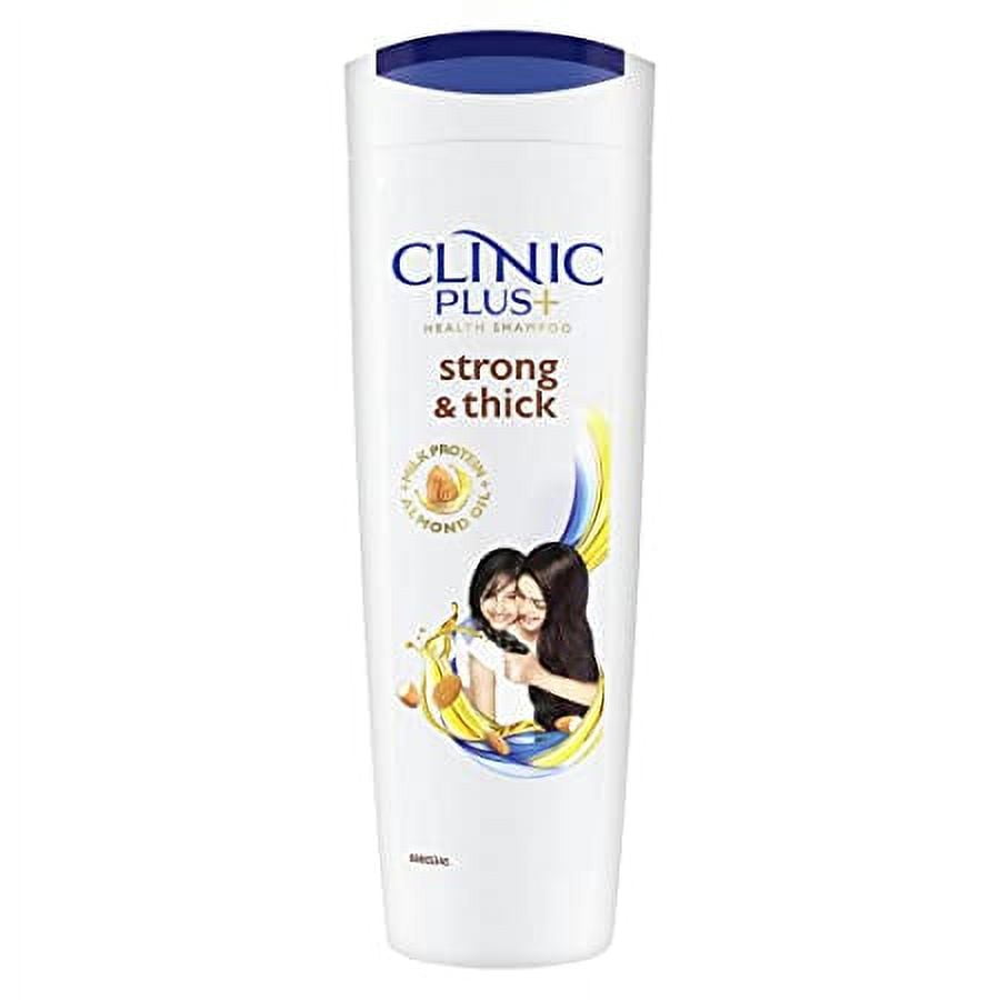 Clinic Plus Strong & Extra Thick Shampoo With Milk Protein And Almond Oil - 340ml