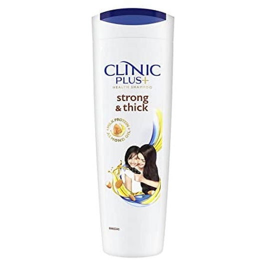 Clinic Plus Strong & Extra Thick Shampoo With Milk Protein And Almond Oil - 340ml