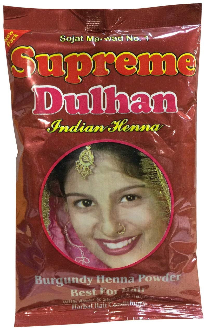 Supreme Herbal Henna Mehndi Burgundy with Amla, Shikakai & Aritha 150 Grams