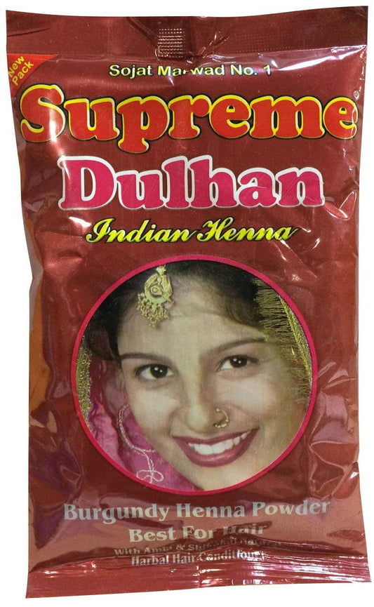 Supreme Herbal Henna Mehndi Burgundy with Amla, Shikakai & Aritha 150 Grams