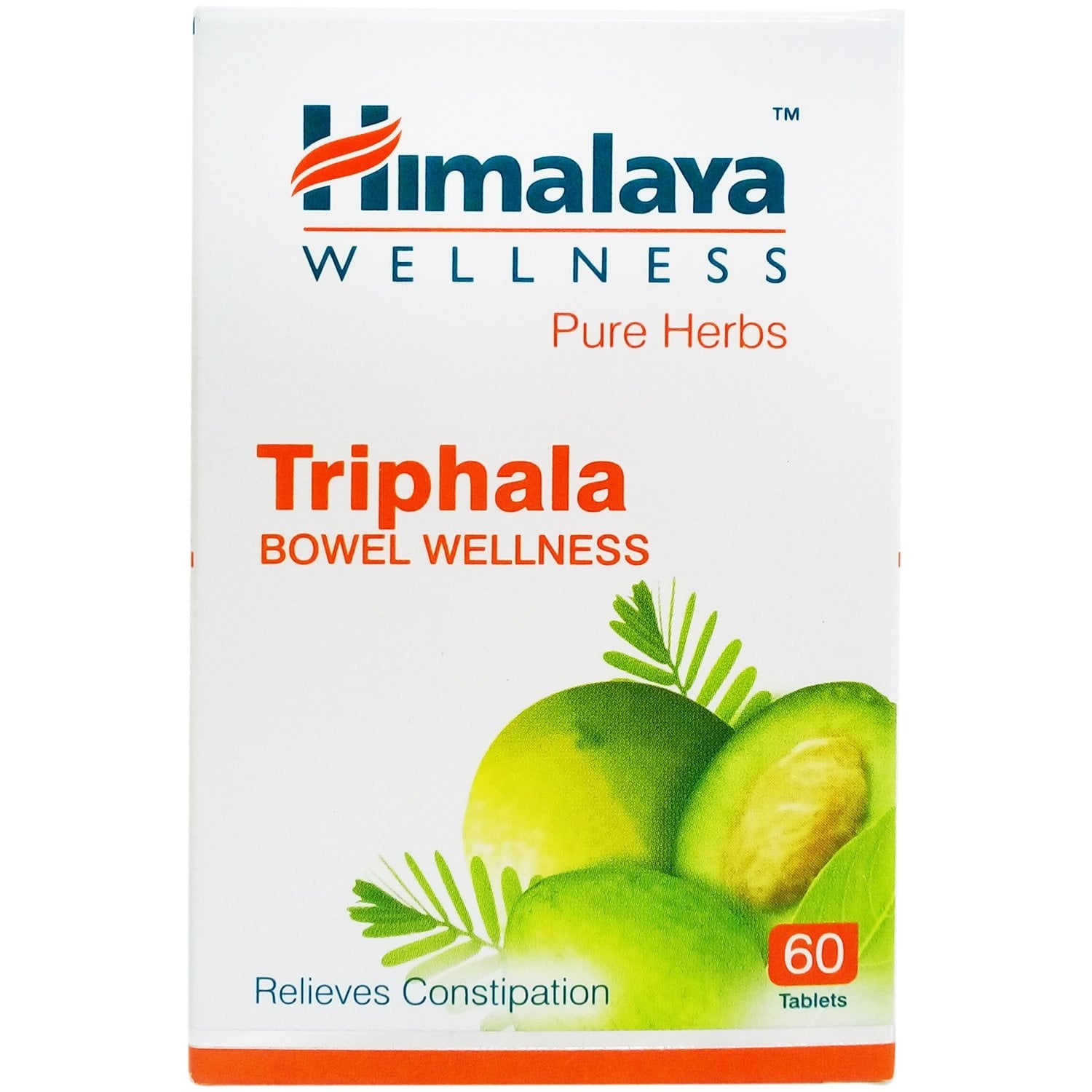 Himalaya Bowel Wellness Tablets - Triphala, 60 Pieces Carton