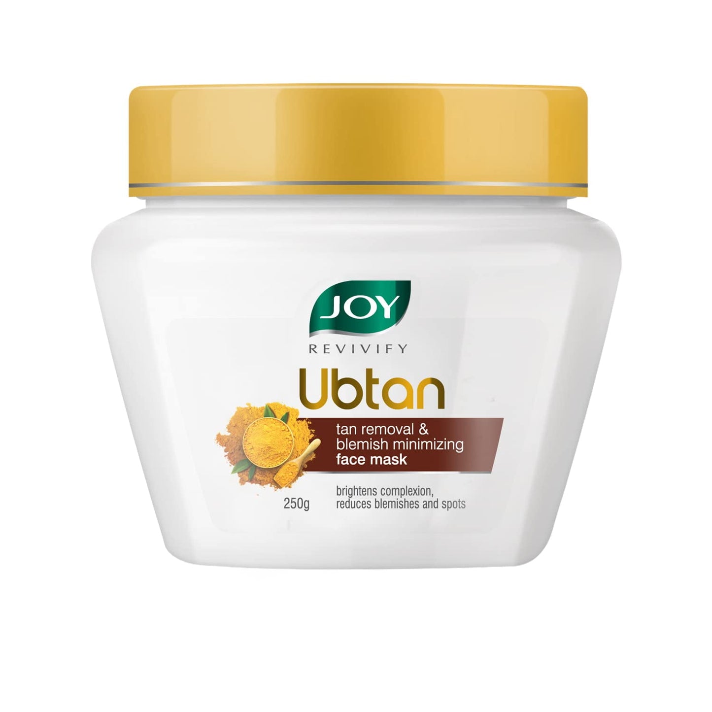 Joy Ubtan Tan Removal FacePack (250gm) | Detan Pack with Kaolin Clay, Sandalwood, Turmeric