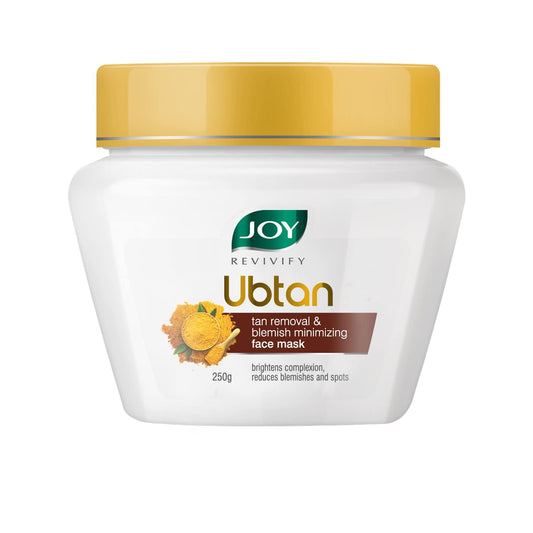 Joy Ubtan Tan Removal FacePack (250gm) | Detan Pack with Kaolin Clay, Sandalwood, Turmeric