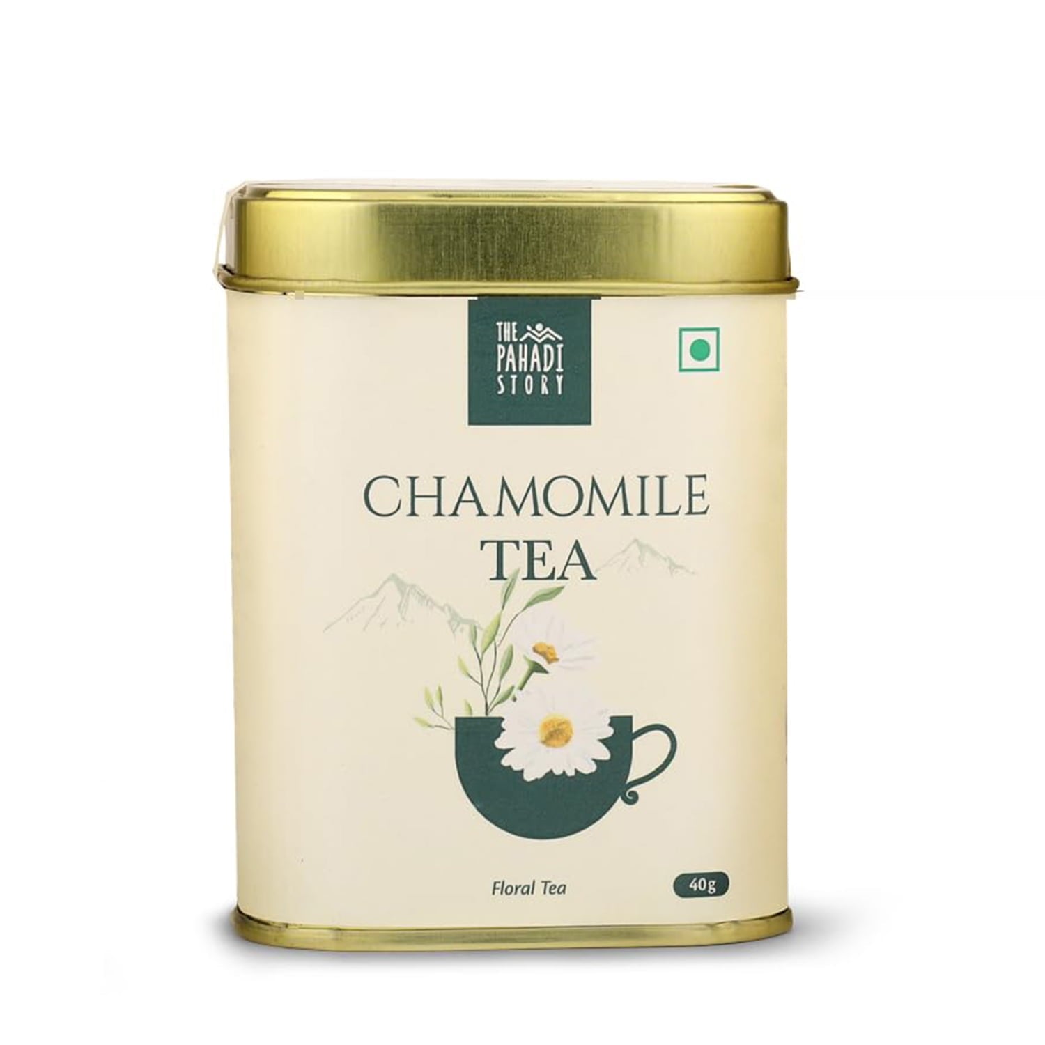 The Pahadi Story Chamomile Tea 100% Natural Chamomile Flower Tea for Sleep Aid, Stress Rel