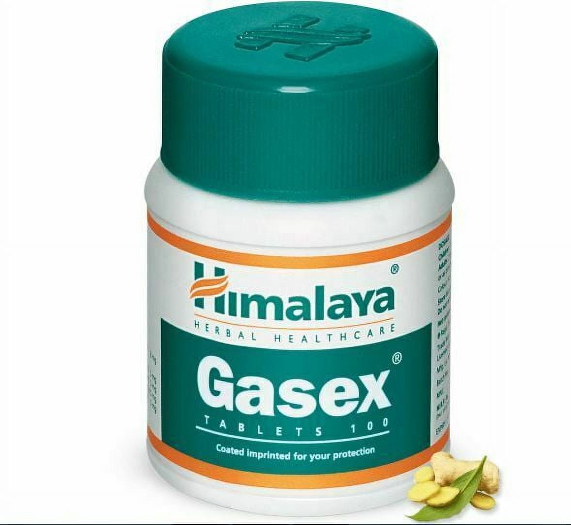 2 Bottles X Himalaya Gasex 100 Tablets Free Shipping With Fast Delivery